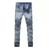 balmain jeans slim nouveaux styles hole